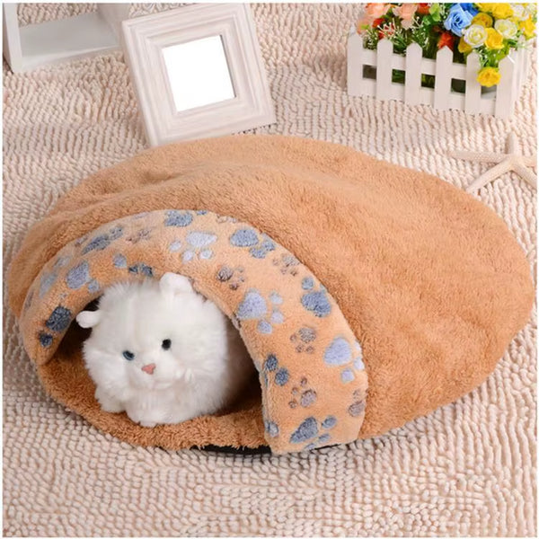 Pet Products Warm Soft Flannels Cat House Pet Mats Sleeping Bag Lovely Hamburger Puppy Cushion Rabbit Bed Dog Kennel Cat Bed